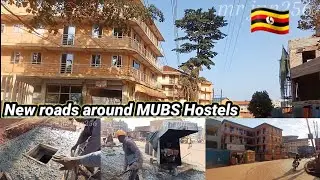MUBS University Hostels and new roads around #kampalacity