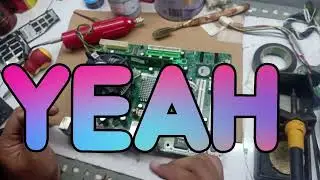 Cara Mensolder yang tidak merusak Motherboard pada Penggantian Komponen Mainboard Komputer