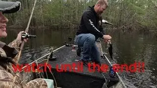1v1v1 backyard bass fishing challenge