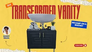 How to Transform old IKEA FULLEN Vanity ⎥ Revamp Cabinet
