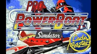 Amiga 500 Longplay [125] Pro Powerboat Simulator