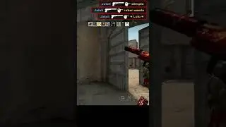 3 piece + knife kill on pistol round #Shorts #CSGO