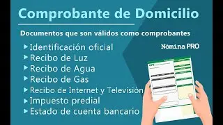 Proof of address in Mexico