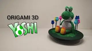 “YOSHII”  MARIO BROS | ORIGAMI  3D |   ヨッシー , Йоши