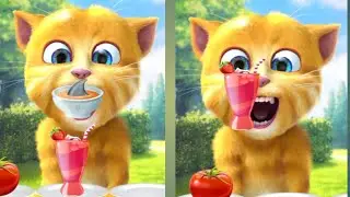 😂🎮 Talking Ginger Cute Gameplay | Baby Cat Talking Fun Moments 🐾