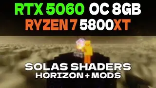 RTX 5060 + RYZEN 7 5800XT | Test MINECRAFT SHADERS and HORIZON MOD
