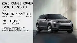 2026 Range Rover Evoque P250 S | Land Rover Windsor | October 2025