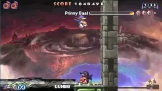 Prinny PSP - Secret Boss Battle - Prinny Baal