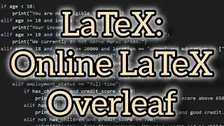 Mastering LaTeX: Online LaTeX Editor Overleaf