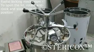 75 L Vertical Autoclave Automatic Pressure Release