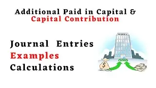 Additional paid in capital vs contributed capital | Journal Entries | Examples