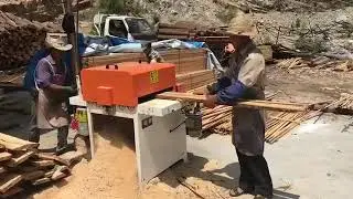 Edge trim saw rip saw machine