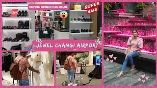 Branded Shops on Sale Shopping Vlog - Jewel Changi Airport | Singapore Airport Shopping | Tamil Vlog