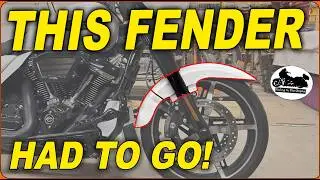 I Replaced the Stock Fender on my 2024 HARLEY DAVIDSON STREET GLIDE!