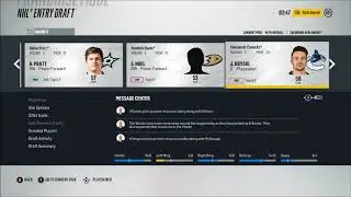 2018 ENTRY DRAFT - NHL 18 - Testing The New Draft - Ep. 1