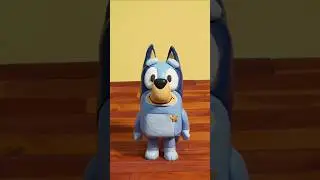 #AD , BLUEY in Claymation, This is a paid post by BBC Studios. #bluey #claymation #stopmotion