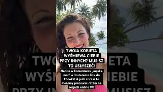 TWOJA KOBIETA WYŚMIEWA CIEBIE PRZY INNYCH?! #zwiazek #relacje #Miłosc #ł&oacute;żko #sarasonik