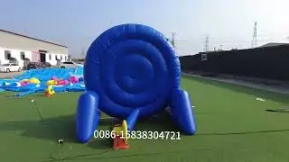 Inflatable football target game