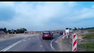 DK51 - objazdy przy budowie urządzeń technicznych. Zwolnij!