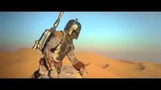 Boba Fett Escape from Sarlacc pit