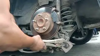 honda civic fd 2008 model replace rear breakpads
