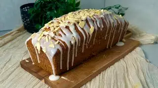 Moist lemon cake with poppy seeds / Ready in just 10 minutes.