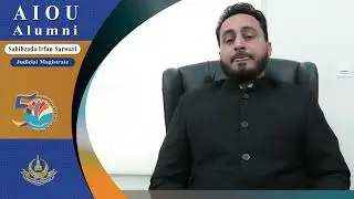 Sahibzada Irfan Sarwari | AIOU Alumni | AIOU
