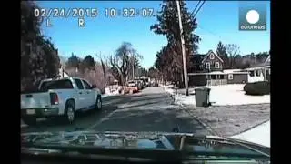 CCTV: Natural gas explosion blasts house to pieces