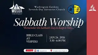 SAB PM |Bible Class|Pathfinder & Adventurer Zone2 Investiture & Awards Service |Vespers|Jan 24, 2026