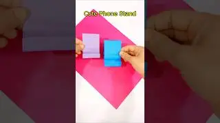 DIY Paper Phone Stand | Easy Paper Craft Idea | Best Origami Mobile Stand