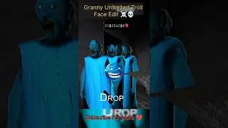 Granny Unlimited Troll Face Edit ☠️ Granny Chapter 1 ☠️#shorts