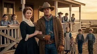 Her Husband Died Leaving Her With Six Children, The Cowboy Built A Fence And Called It Family