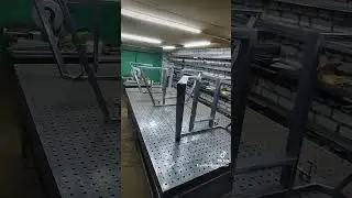 Отдельно стоящие опоры для стола размерами 3, 6*1,5 м #loft801 #kitchen #stickwelding #shortsvideo