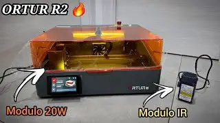 Incisore Laser Diodo 20W + IR 1,3w per Acciaio,acrilico ecc | ORTUR R2 🔥Laser engraver review