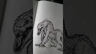 Chunky the iberosuchus🐊Sketch art