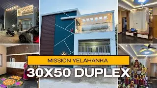 30x50 EAST FACING DUPLEX HOUSE / YELAHANKA / LUXURY DUPLEXHOUSE WITH INTERIORS