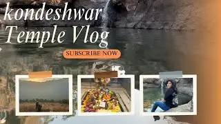 Kondeshwar Temple & Waterfall vlog - Badlapur Bhoj Dham | one day trip to spiritual place 