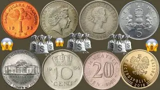 all mix USA coins rare coins money currency coincollecting look at this i shoced him!!