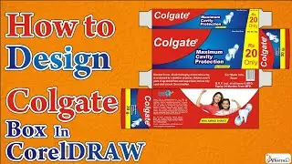 How to Design Colgate Packaging in Coraldraw ||toothpaste packaging design|| ||Packaging Design||