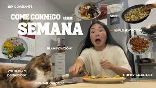 Una semana COMIENDO conmigo REALISTA | Q&A