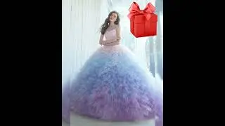 spin and see your gown according to your gift..... different short😍😎
