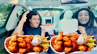 50 PIECE CHICKEN WING MUKBANG FT KEON & ROMME!