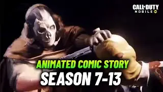 CODM ANIMATED COMIC STORY SEASON 7 TO 13 | COD MOBILE NEW TEASER-TRAILER BY MAKAROV & GHOST VOICE