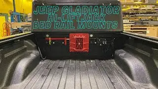 Jeep Gladiator Hi-Lift Jack Bed Rail Mounts