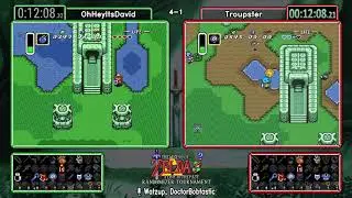 OhHeyItsDavid vs Troupster. ALTTPR Tournament Spring 2018