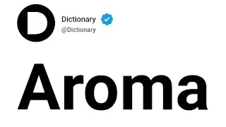 Aroma Meaning In English