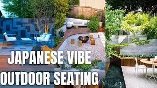 Japanese Style Seatıng Area in the Garden or Porch How to Design Seating Area for Japanese Garden?