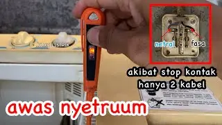 Mesin Cuci Nyetrum Saat Dipakai - Ini Akibatnya Jika Stop Kontak Cuma 2 Kabel