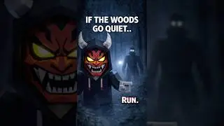 If The Woods Go Quiet, Run. #roblox #scary