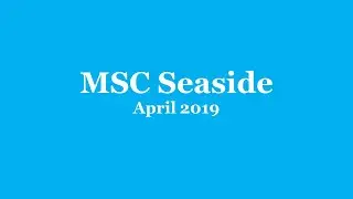 MSC Seaside 2019
